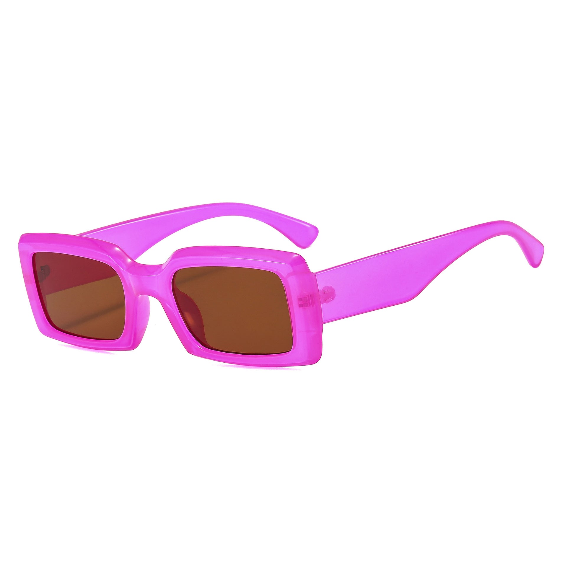 Wholesale Square Candy Color PC Sunglasses